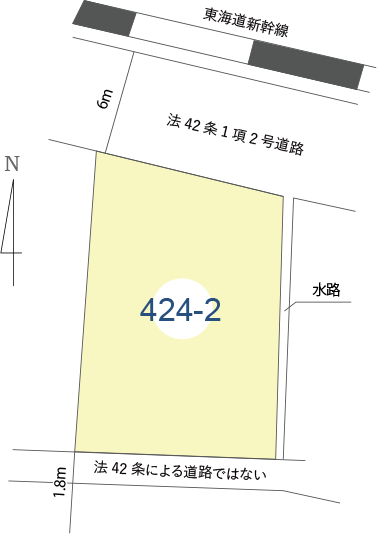 太子町立岡 区画図